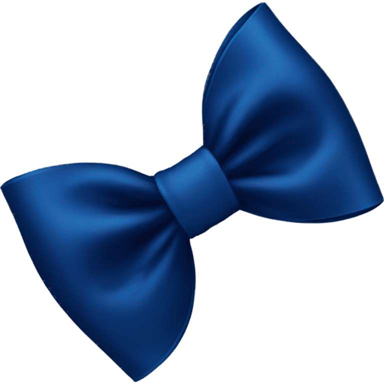 dark blue bow emoji