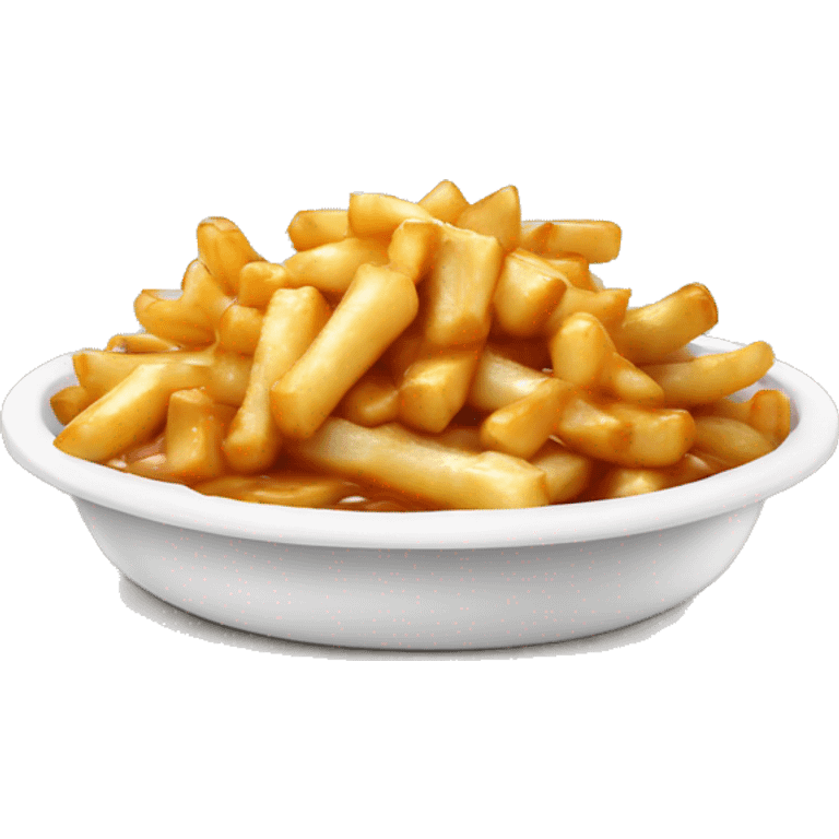 poutine qui mange une poutine emoji