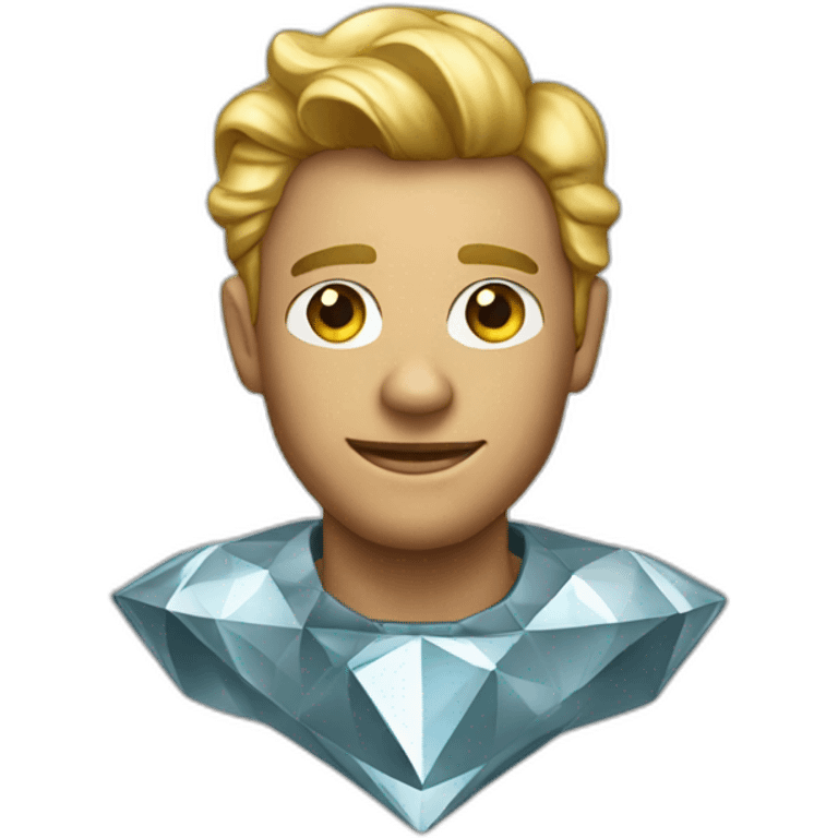 Diamond man emoji