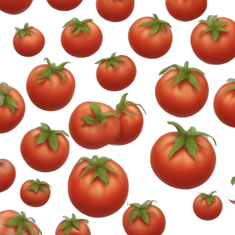 Tomato-shaped cute rabbit emoji