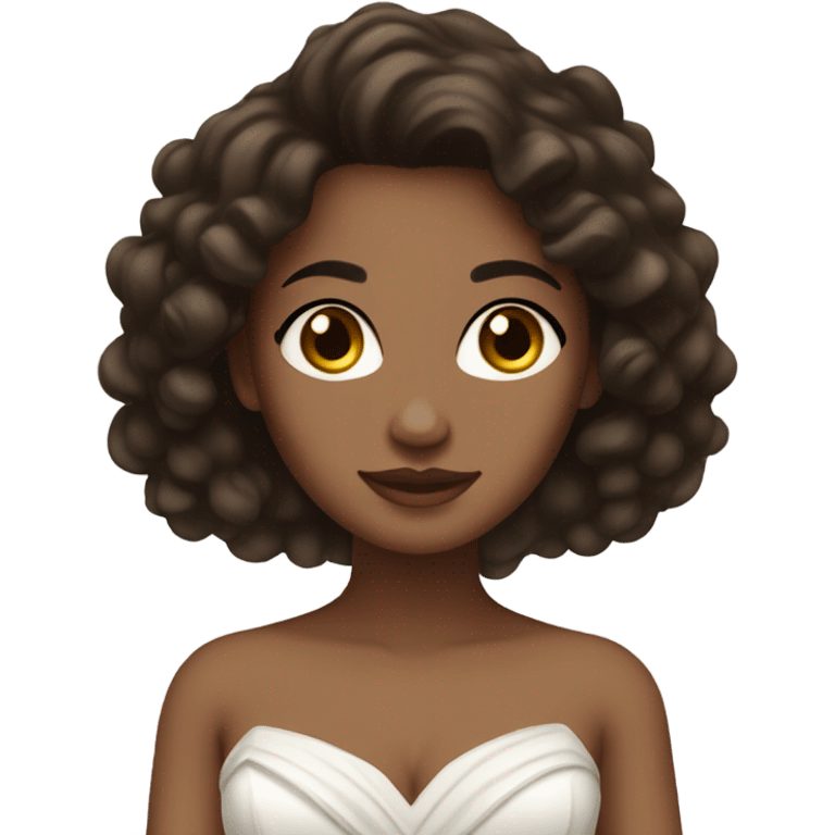 👩🏽‍🦱👰‍♀️ emoji