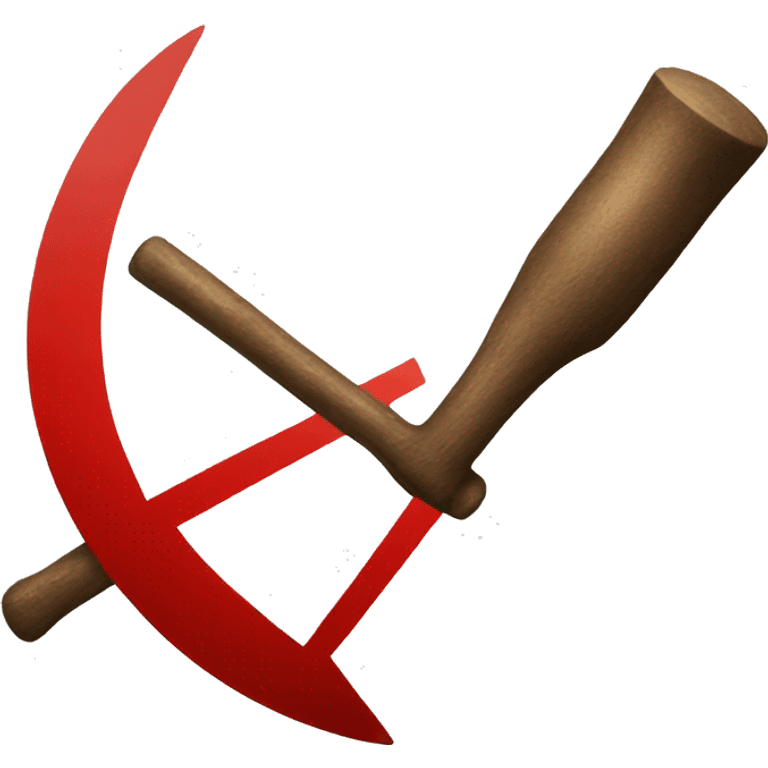 Hammer and sickle emoji