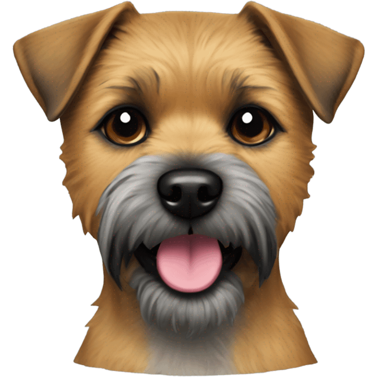 Border terrier dog emoji