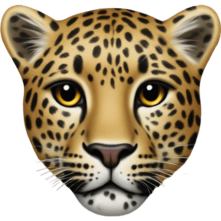 leopard print jewelry portrait emoji