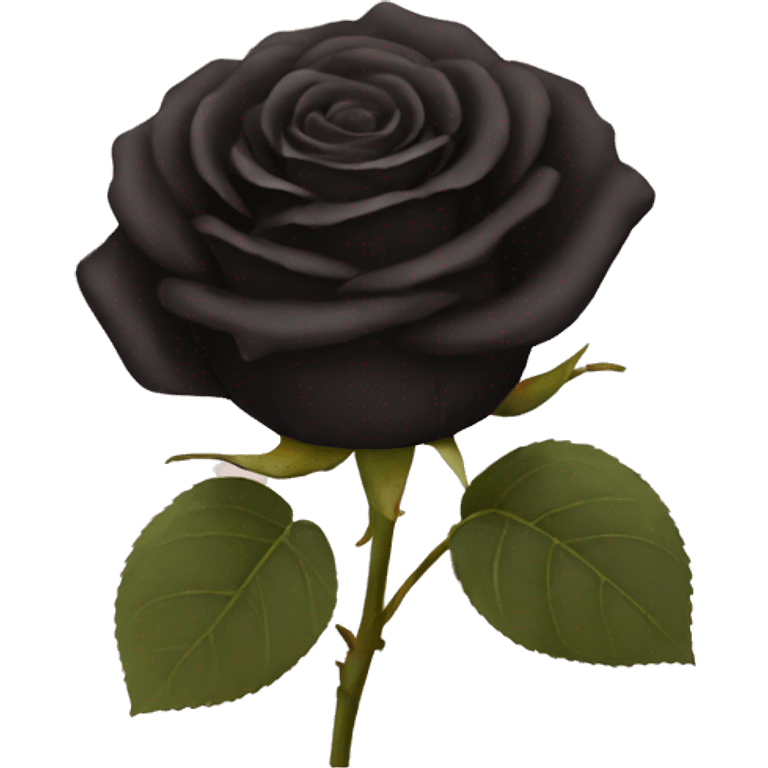 Rose negra emoji