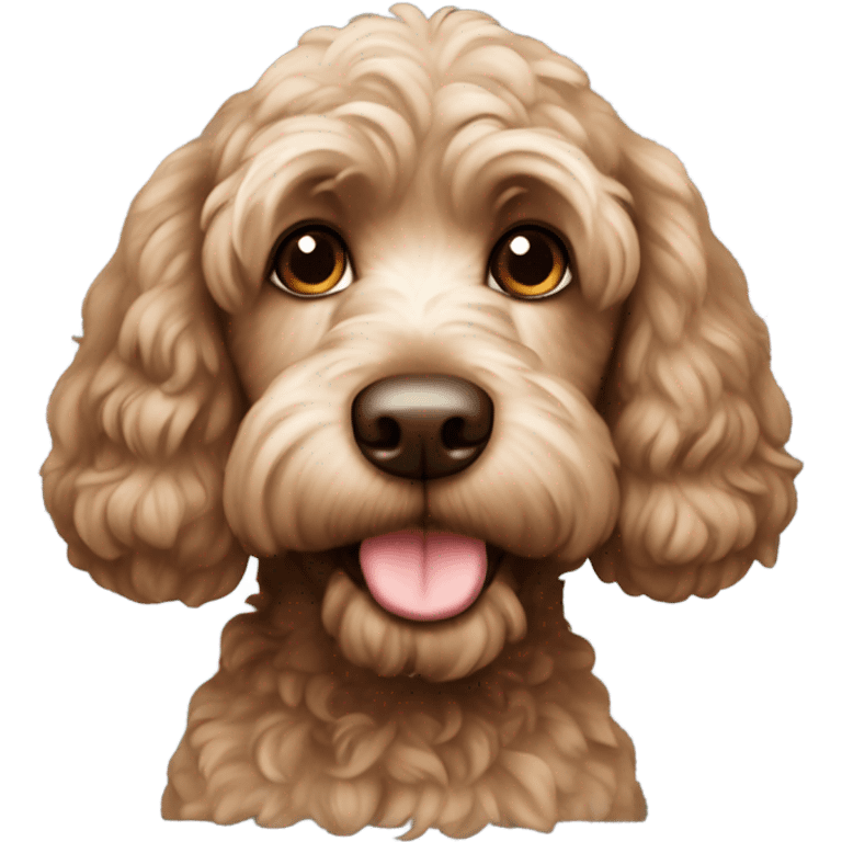 brown cockapoo emoji