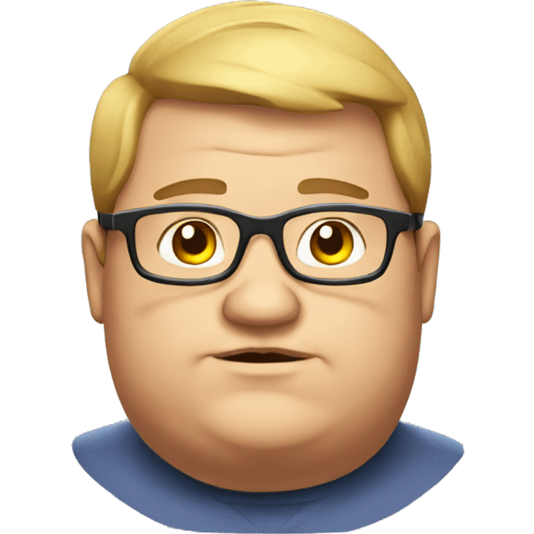 obese nerd emoji