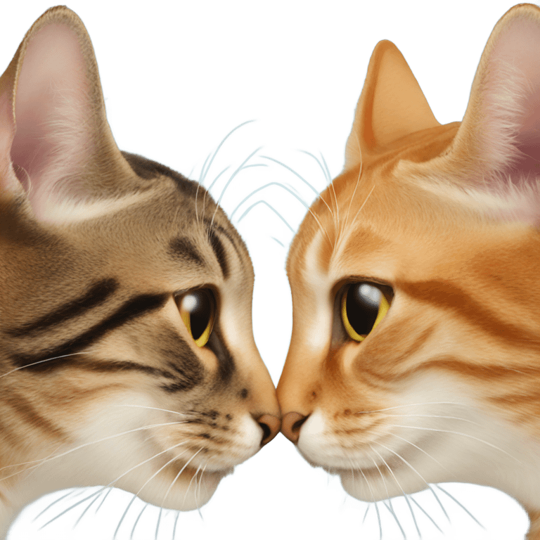 Two Cats Kissing emoji