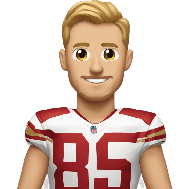 San Francisco 49ers tight end #85 George Kittle  emoji