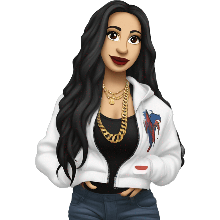 Villana Santiago Pacheco, known professionally as Villano Antillano, is a Puerto Rican rapper, singer and songwriter. She gained recognition in 2022 with the release of "Bzrp Music Sessions, Vol. 51" alongside producer. caucasian dark long hair emoji