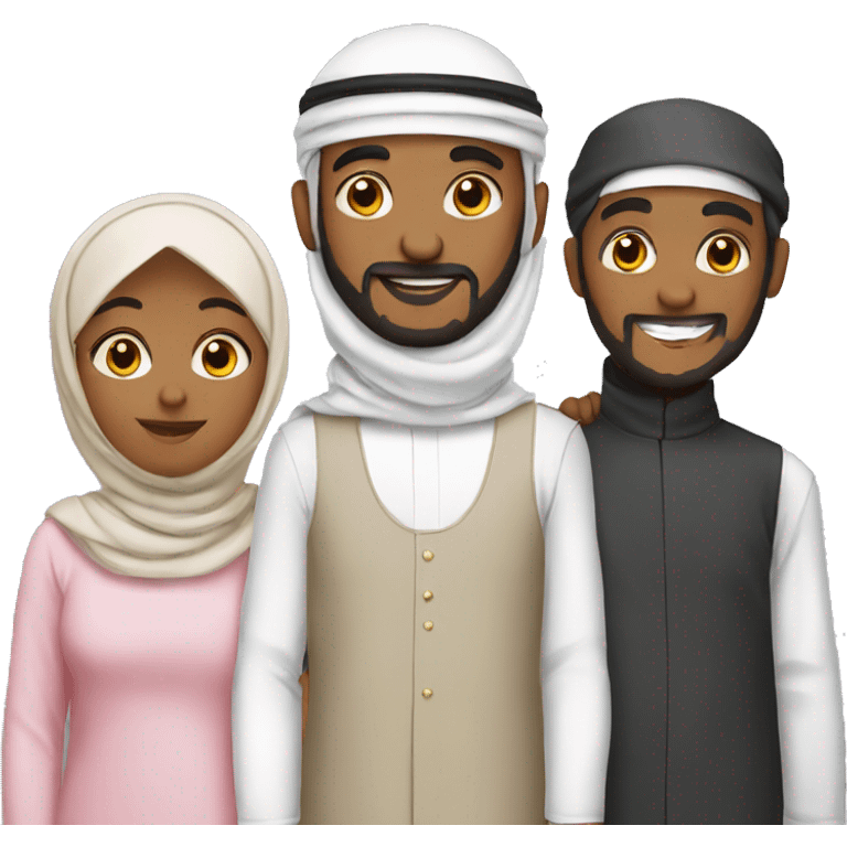 Muslim family emoji