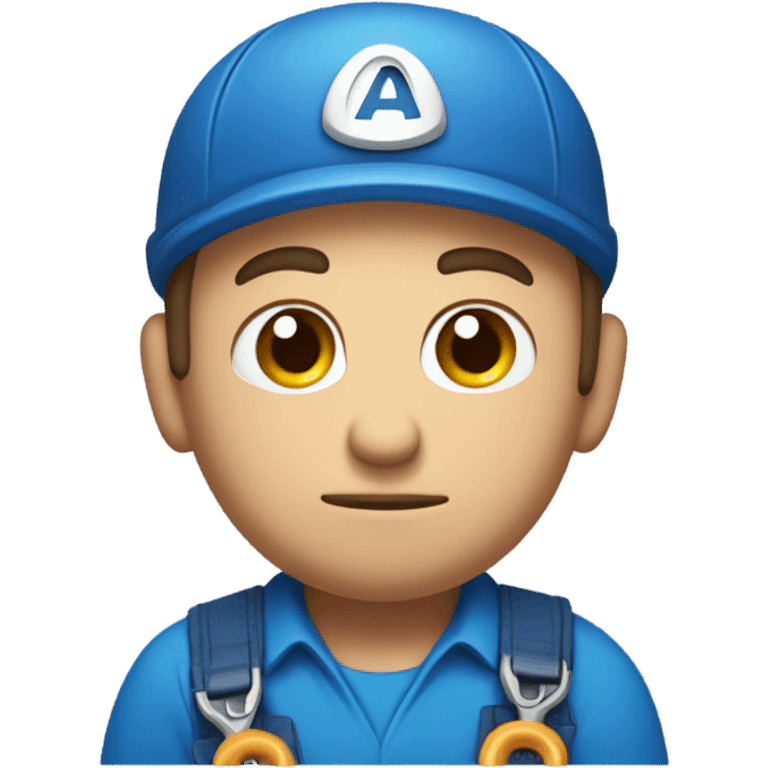 Angry plumber emoji