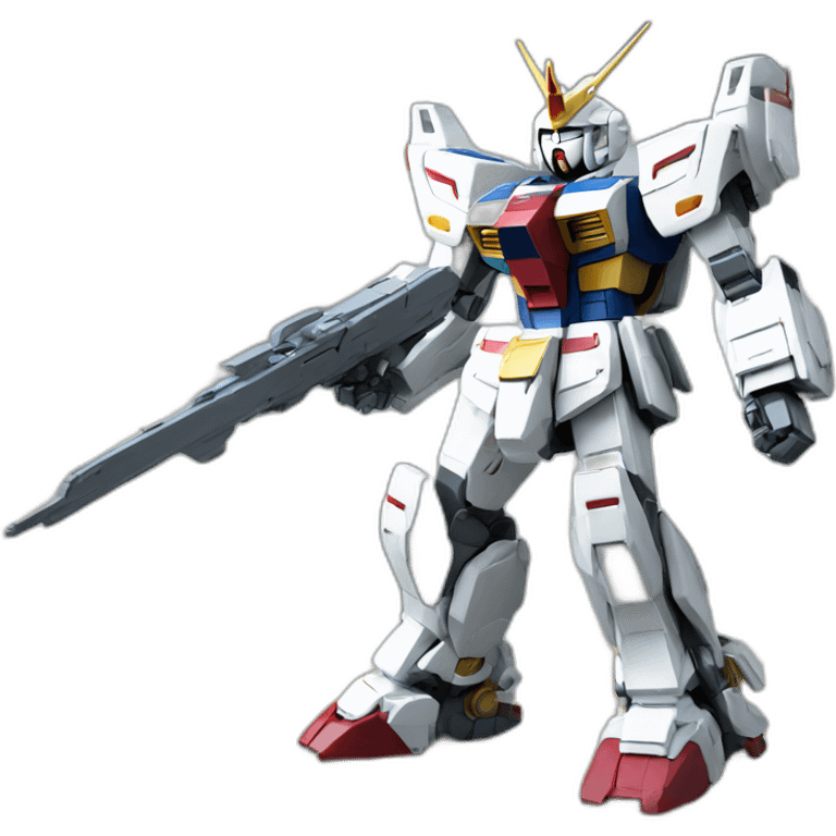 gundam robot in action emoji