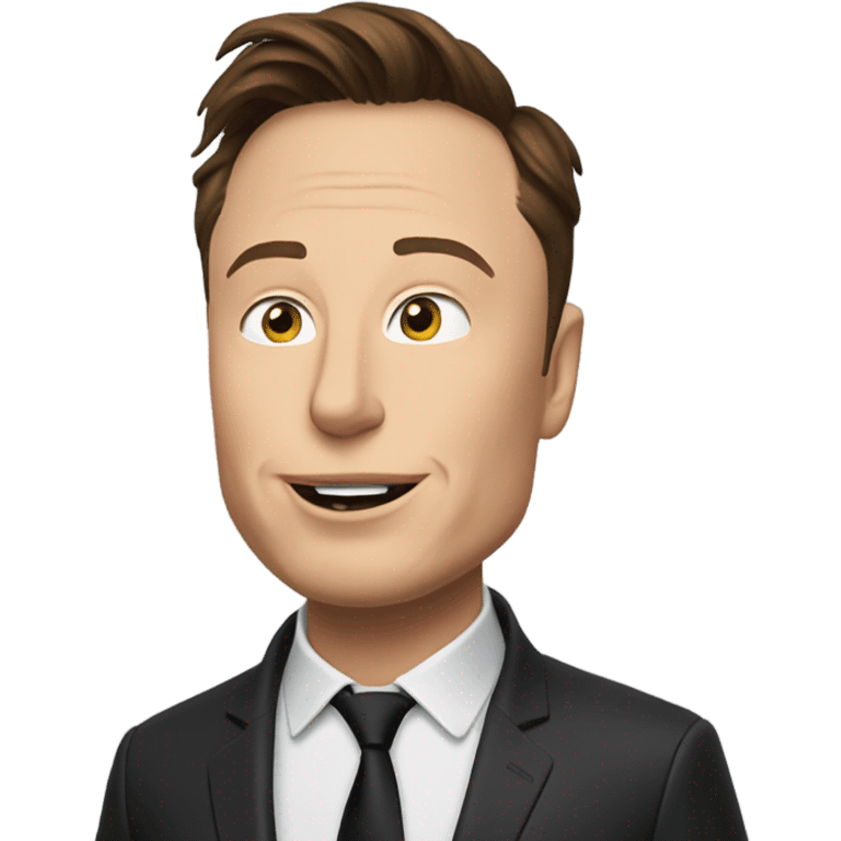 Elon Musk making a proposal emoji