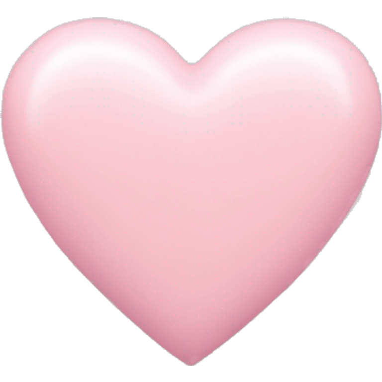 pastel pink heart emoji