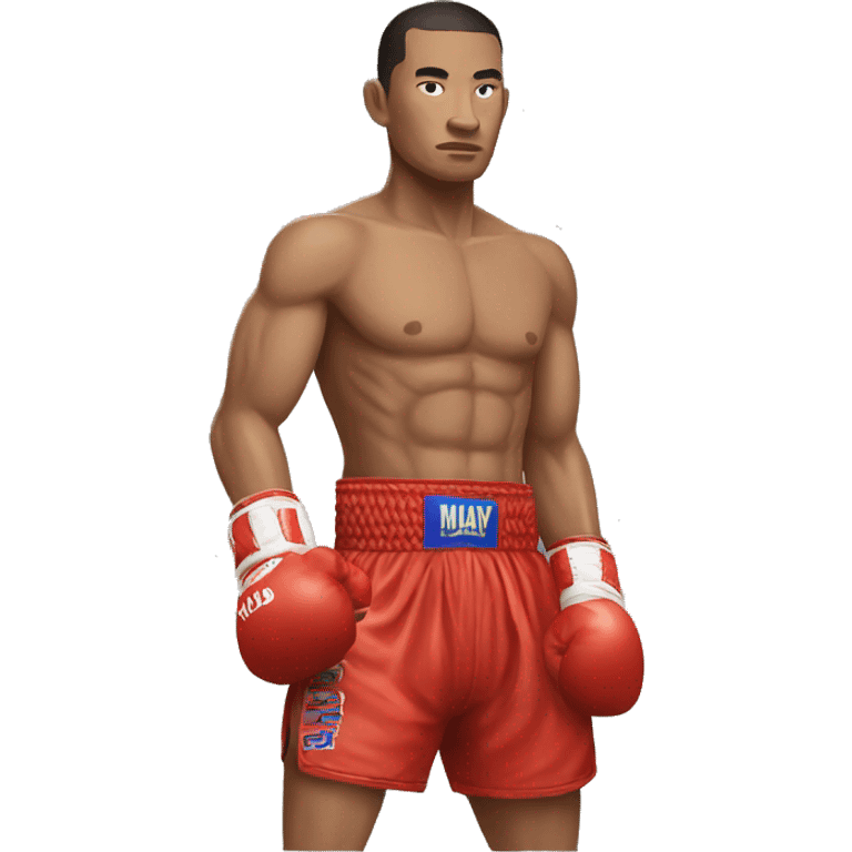 Realistic Muay thai emoji