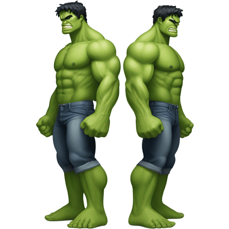 Trans hulk emoji