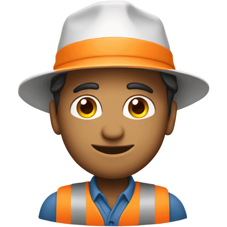 Worker wearing a “Oracle Partner Program Management” hat emoji