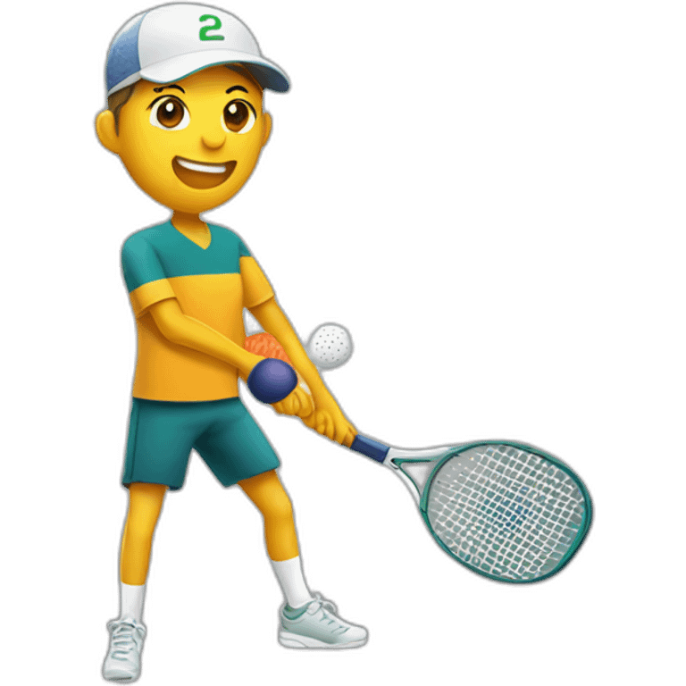 Pickleball player emoji