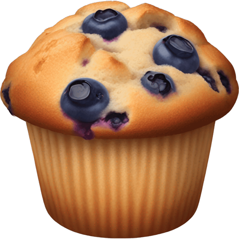 Blueberry muffin emoji