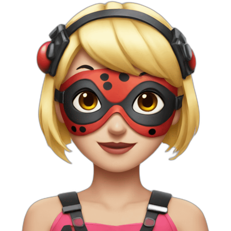 ladybug marinette in mask emoji