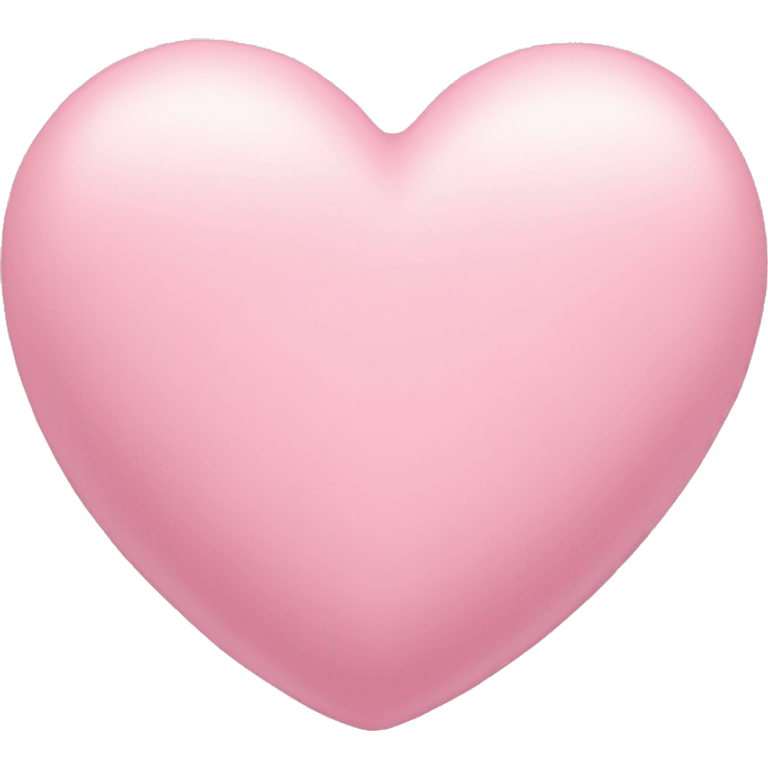 pastel pink heart emoji