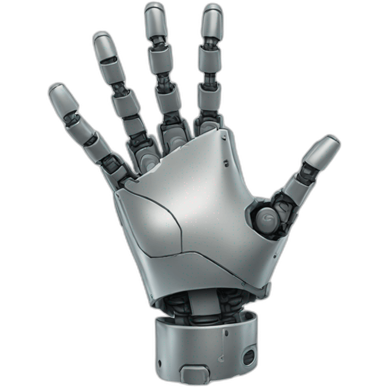 robot hand emoji