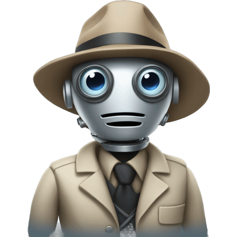 robot detective emoji