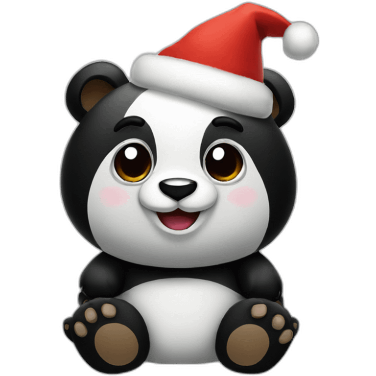 festive panda emoji