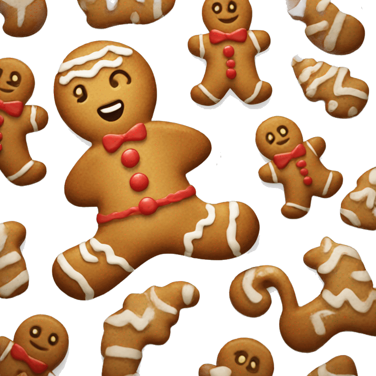 ginger bread christmas emoji