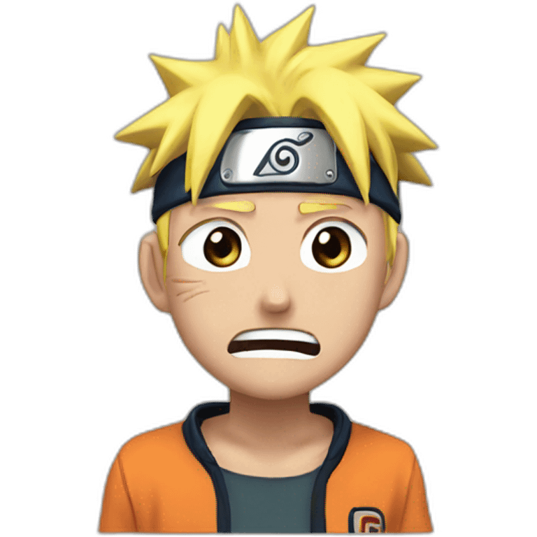 Naruto crying emoji