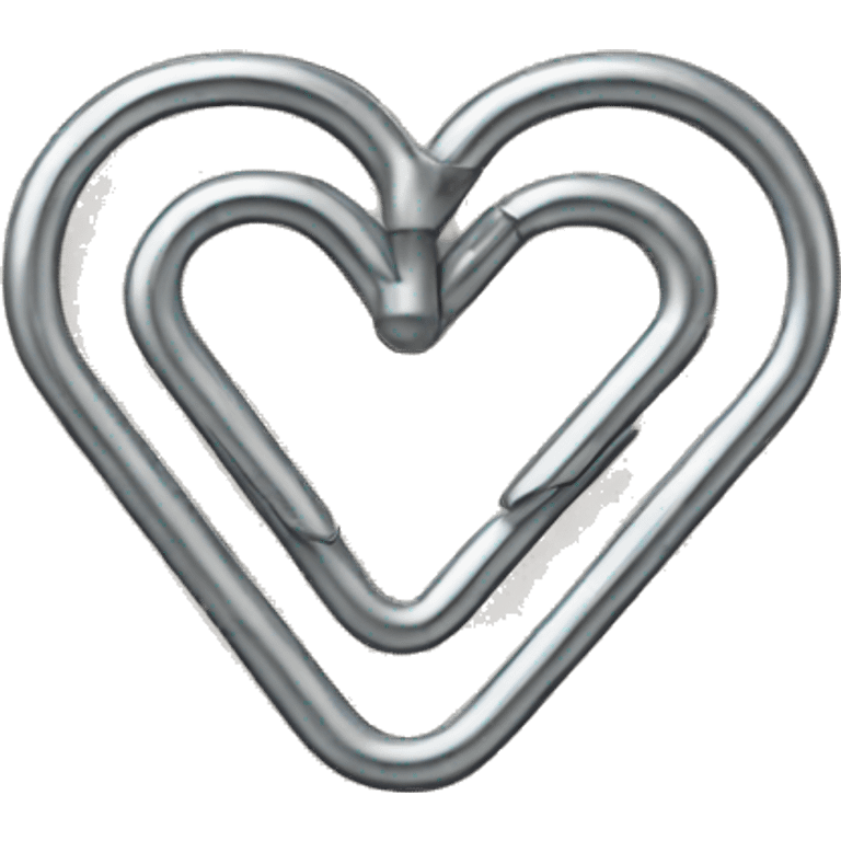 paper clip heart  emoji