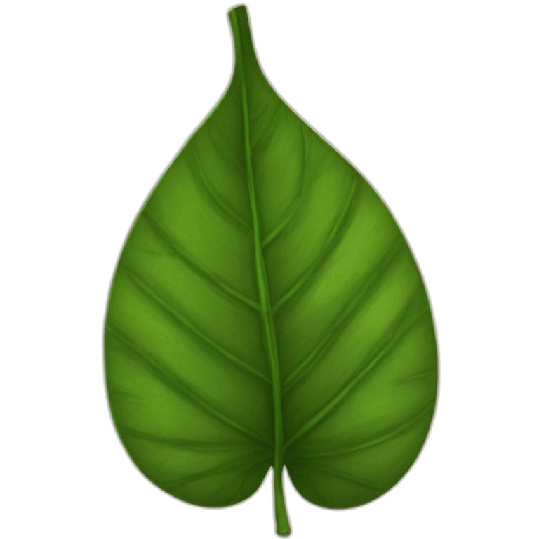 hoja de altramuz emoji