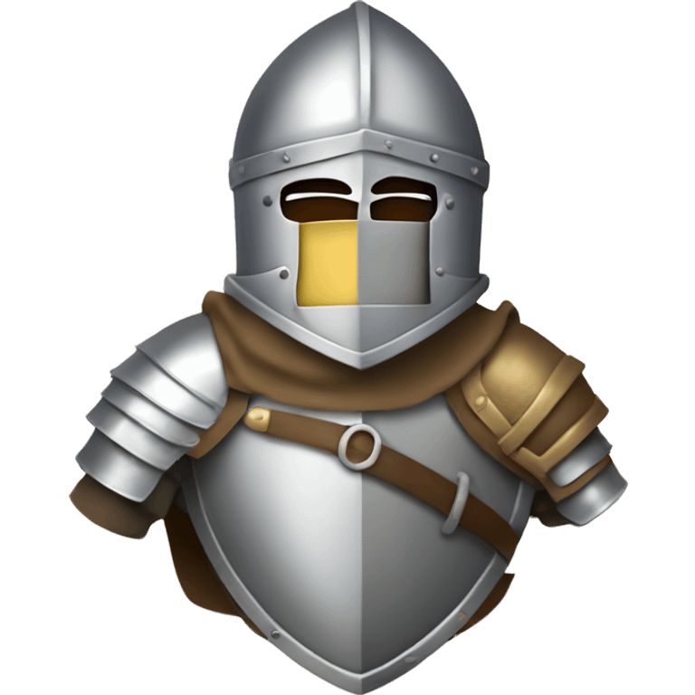 knight in armor wielding sword and shield emoji