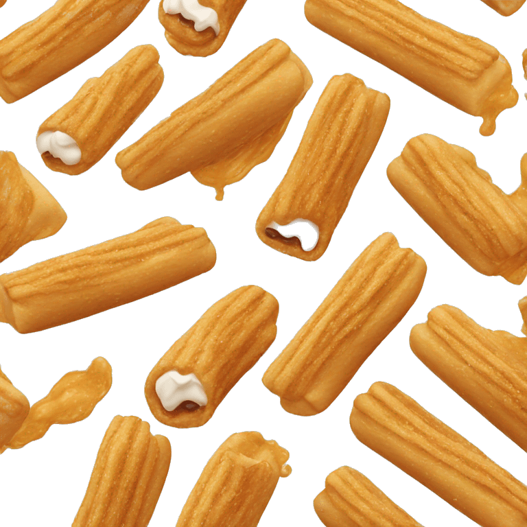 Filled cream churro emoji