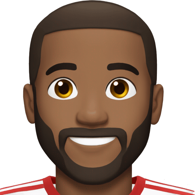 Alexandre Lacazette entrain de célébrer emoji