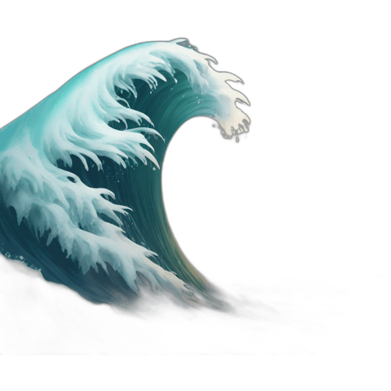 Sea wave emoji