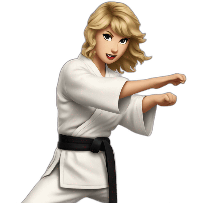 taylor swift karate cobra kai emoji