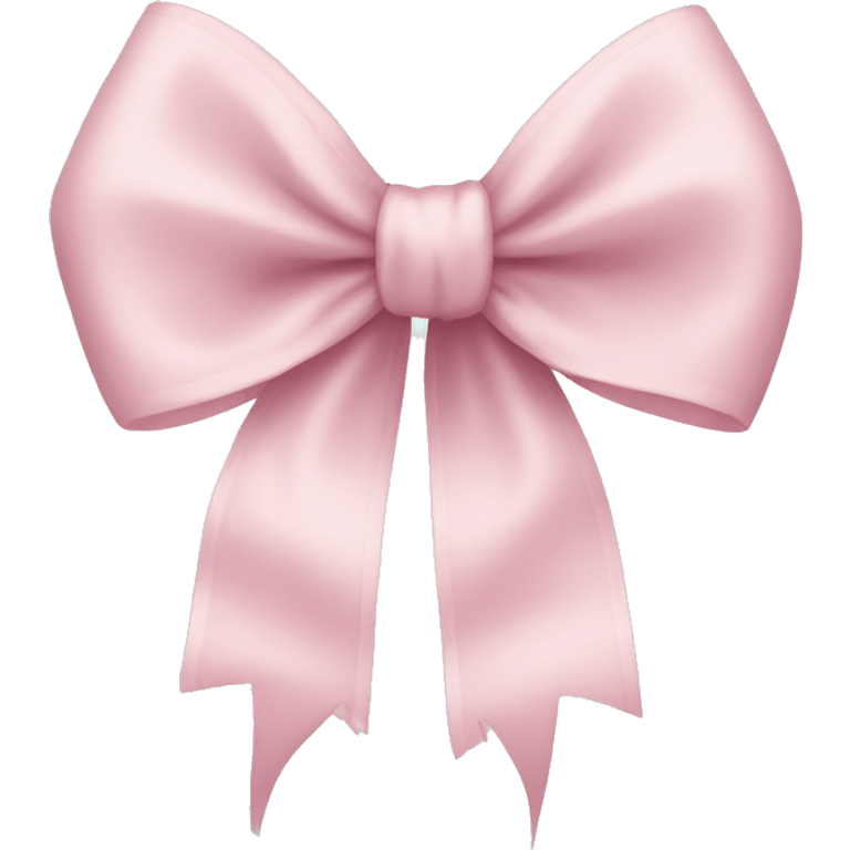 light pink bow emoji