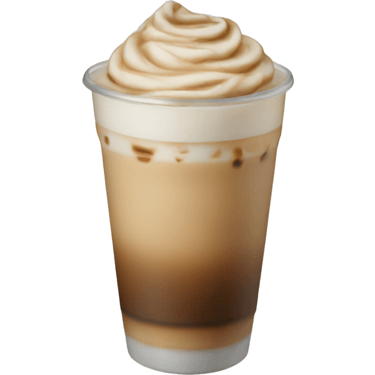 Iced latte emoji