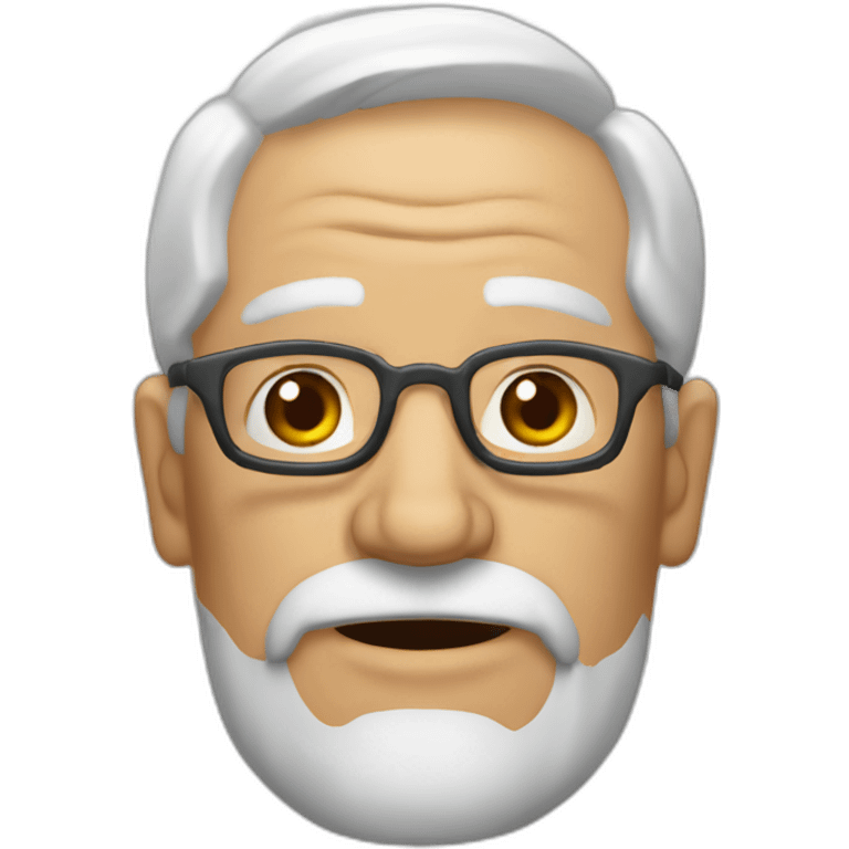 abuelo con gigarro emoji