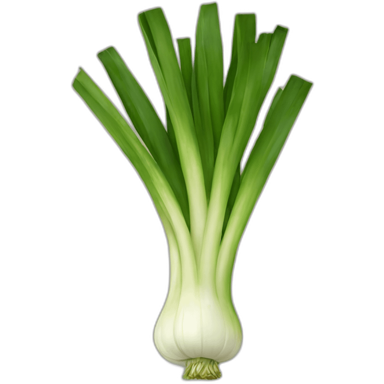 A leek emoji