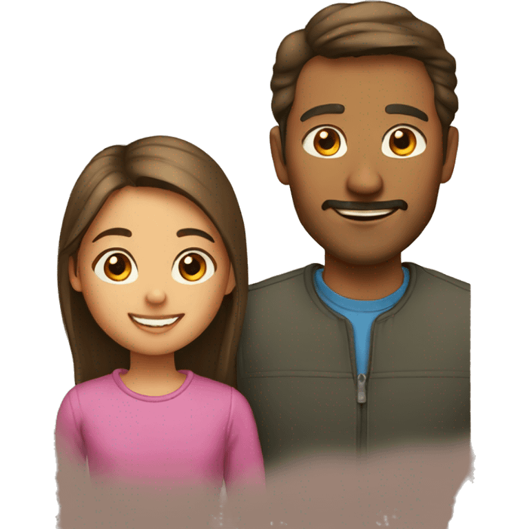 father and daughter emoji