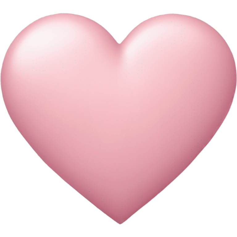 Pastel pink heart emoji