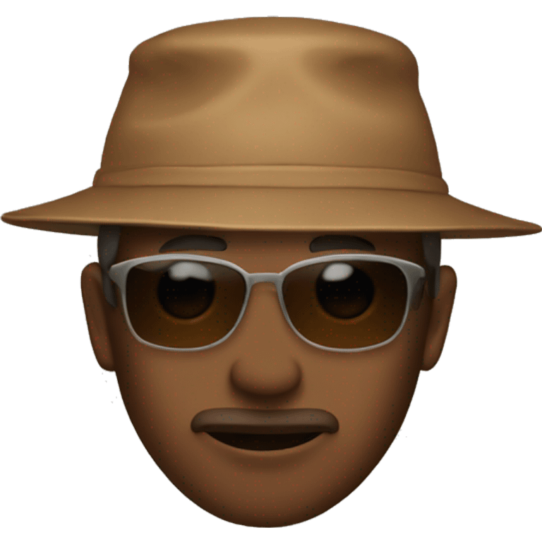 just a brown bucket hat without a person wearing it emoji