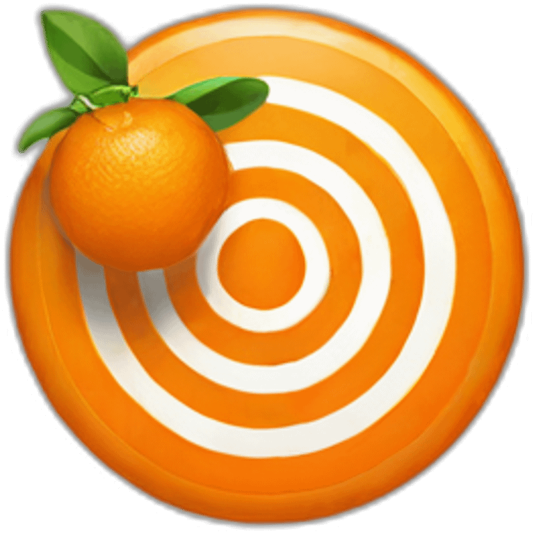 orange target emoji