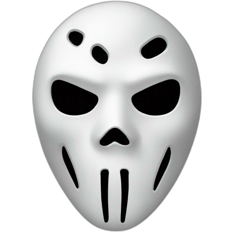 Ghostface mask emoji