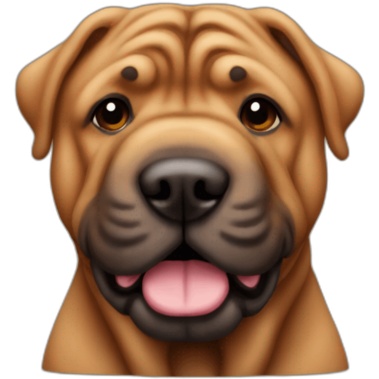 brown Sharpei emoji