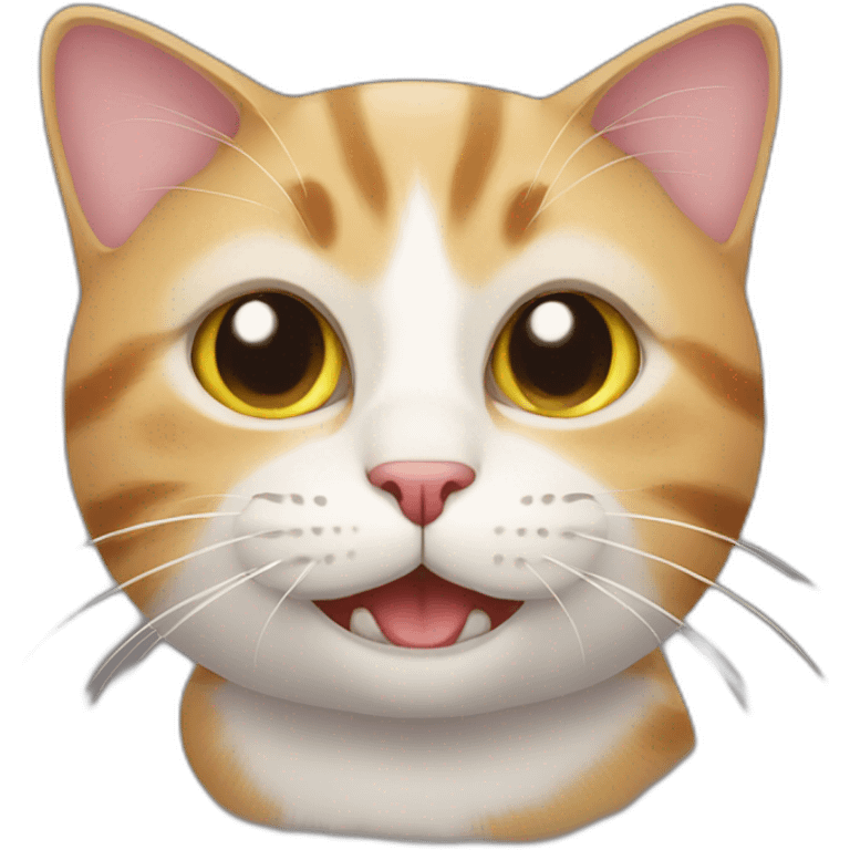 Funny cat emoji