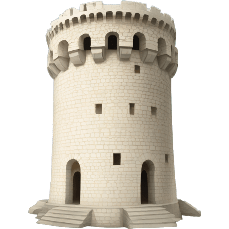 Thessaloniki white tower emoji